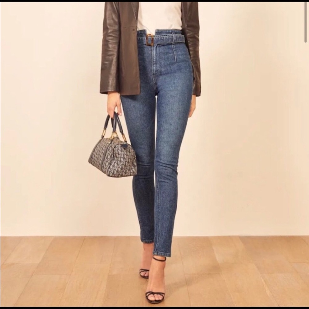 Reformation kayo tall and skinny Jean